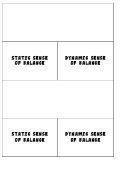 Blank Static And Dynamic Sense Of Balance Biology Flashcards Template