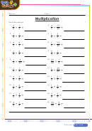 Multiplication Of Fractions Worksheet With Answer Key