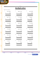Multiplication By 2 Digit Numbers Worksheet With Answer Key