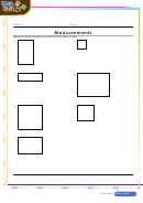 Measure Rectangles And Calculate The Area Worksheet With Answer Key