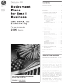 Publication 560 - Retirement Plans For Small Business - 2006