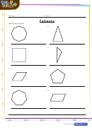 Polygons Sides Vertices Worksheet With Answer Key