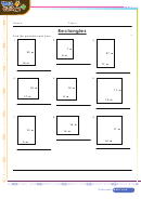 Perimeter And Area Of L Shapes Worksheet With Answer Key
