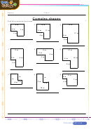 Perimeter And Area Of Complex Shapes Worksheet With Answer Key
