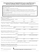 Form Dhcs 0009 - California Affidavit Of Identity For U.s. Citizen Or National Children Under 18 (tagalog) - Health And Human Services Agency