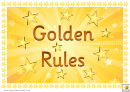 Golden Rules Classroom Poster Template Printable pdf