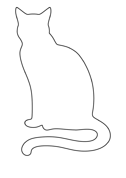 Kitty Template Printable pdf