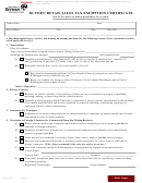 Form Rev 27 - Washington Buyers' Retail Sales Tax Exemption Certificate