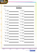 Division Of Whole Numbers By Fractions Worksheet With Answer Key