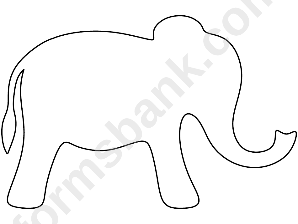 Simple Elephant Pattern