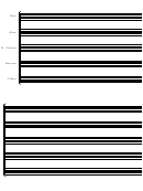 4 Stave 5 Instruments Blank Staff Paper