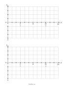 0 To 2pi With Background Grids Graph Paper - 2 Per Page