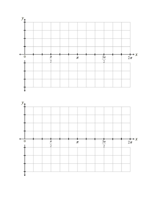 0 To 2pi With Background Grids Graph Paper - 2 Per Page Printable pdf