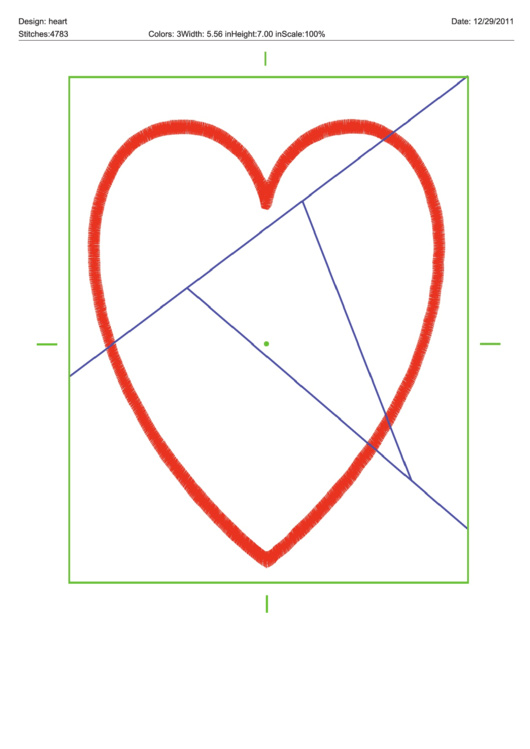 Heart Quilting Pattern Template Printable pdf