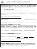 Form Ds-1981 - Affidavit Concerning Exemption From Immigrant Vaccination Requirements For A Foreign Adopted Child