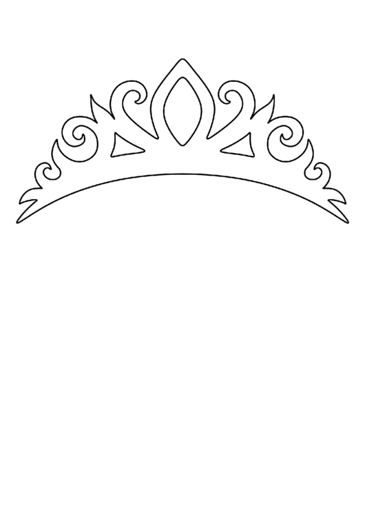 Princess Crown Template printable pdf download