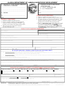 Work Permit Form - Alaska Department Of Labor And Workforce Development