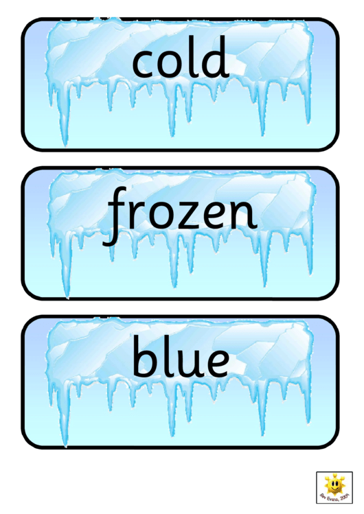 Weather Vocabulary Cards Template Printable pdf