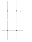 0 To 2pi With Vertical Grids Graph Paper - 2 Per Page
