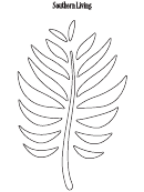 Fall Branch Leaf Template