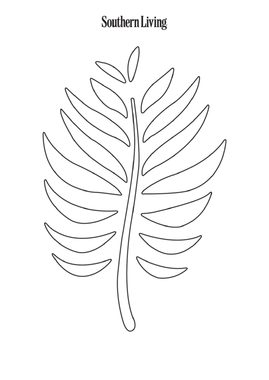 Fall Branch Leaf Template Printable pdf