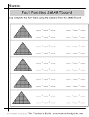 Fact Families Smartboard Geometry Worksheet