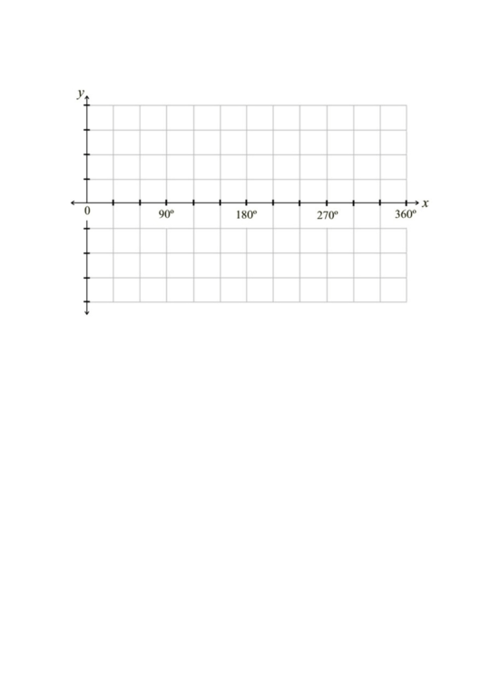 0 To 360 Degrees With Background Grids Graph Paper Printable pdf