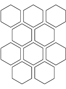 Two And A Half Inch Hexagon Pattern Template