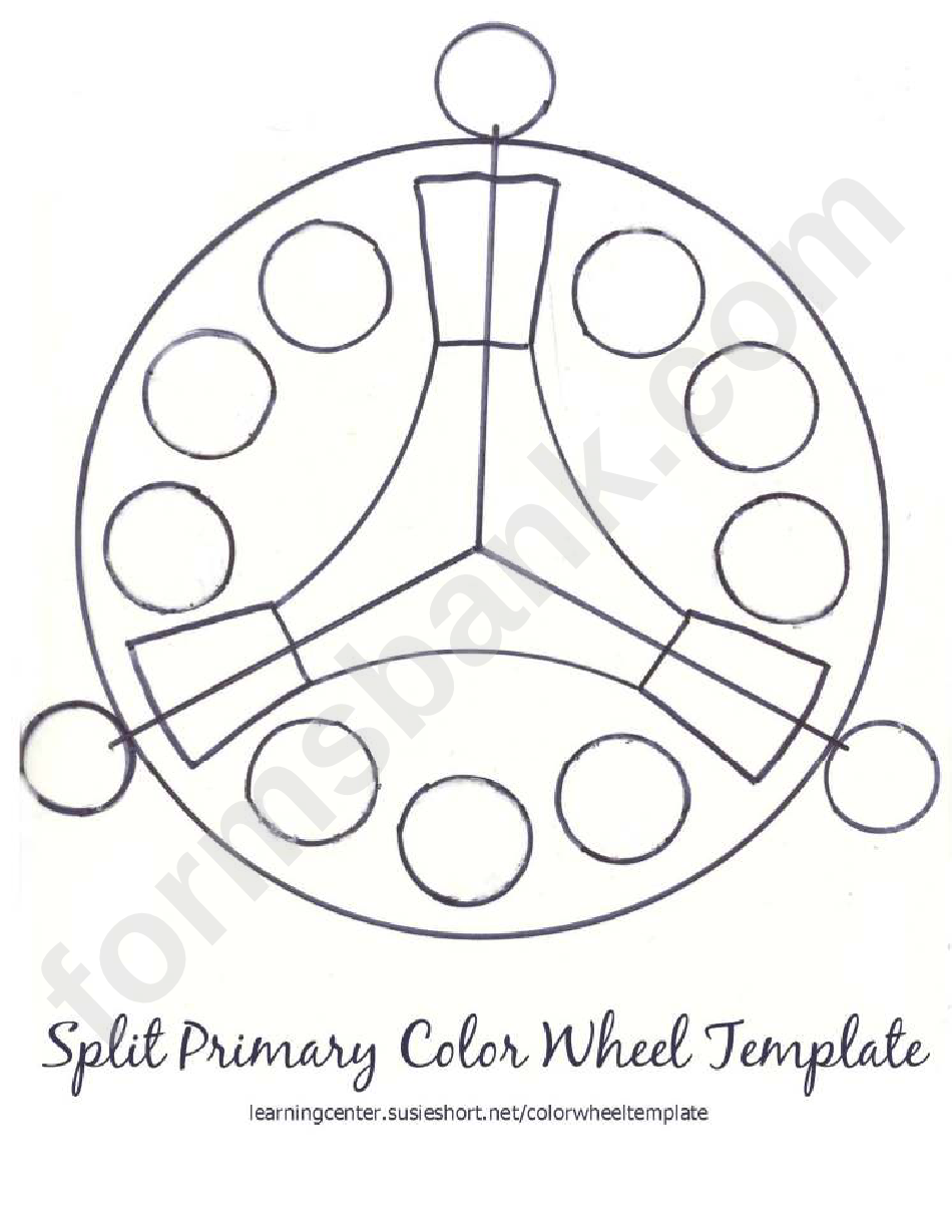 Spill Primary Color Wheel Template
