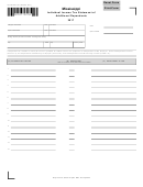Form 80-491-17-8-1-000 - Mississippi Individual Income Tax Statement Of Additional Dependents - 2017