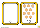 Cheese Number Flash Card Template