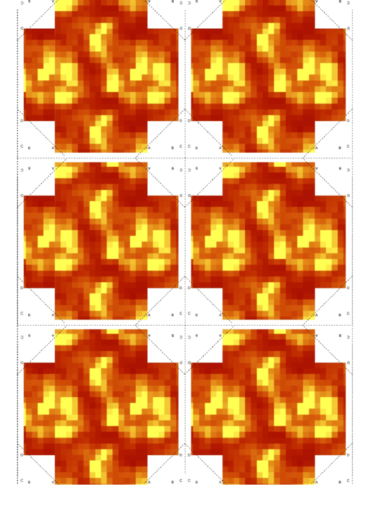 Lava Minecraft Block Template Printable pdf