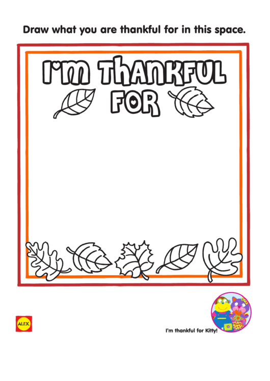 Thankful Drawing Paper