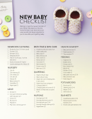 New Baby Checklist Template