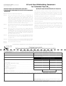 Form Dr 0021w - Oil And Gas Withholding Statement