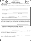 Form Abl-907 - Alcohol Beverage Licensing Keg Registration Form
