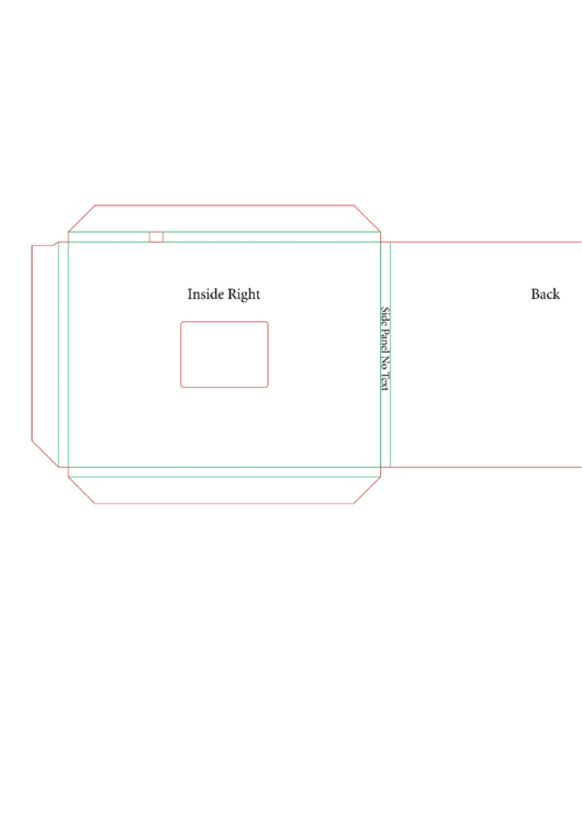 Side Fold Template For Custom Video Card Printable pdf