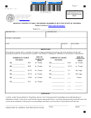 Form Att-29 - Monthly Report Of Malt Beverage Shipments Into The State Of Georgia
