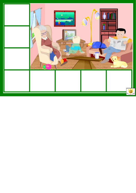 Family And House Game Template Printable pdf