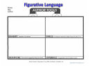 Figurative Language Literature Worksheet