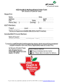Heb Health & Wellnes Patch Order Form - Girl Scouts Of Central Texas