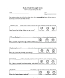 Daily Child Strength Scale Printable pdf