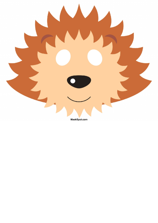 hedgehog-mask-template-printable-pdf-download