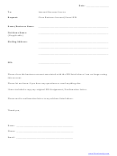 Close Business Account/cancel Ein - Irs Letter Template