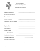 Candidate Information Form Printable pdf