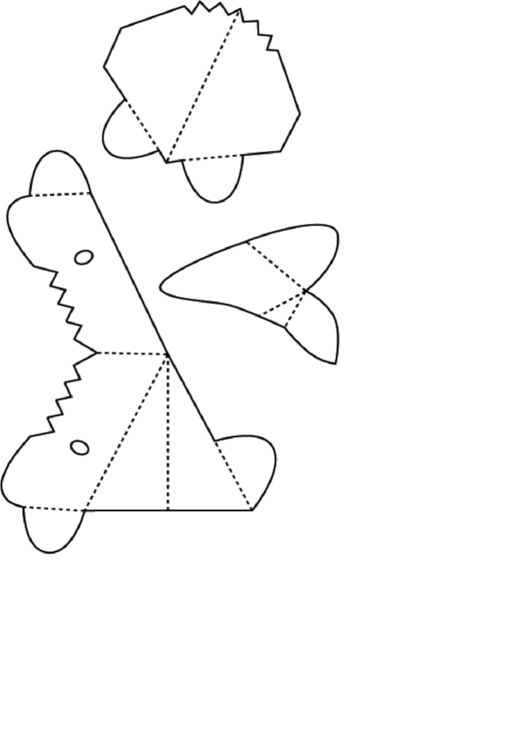 Paper Shark Template Printable pdf