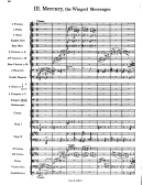 Gustav Holst - Mercury, The Winged Messenger Sheet Music