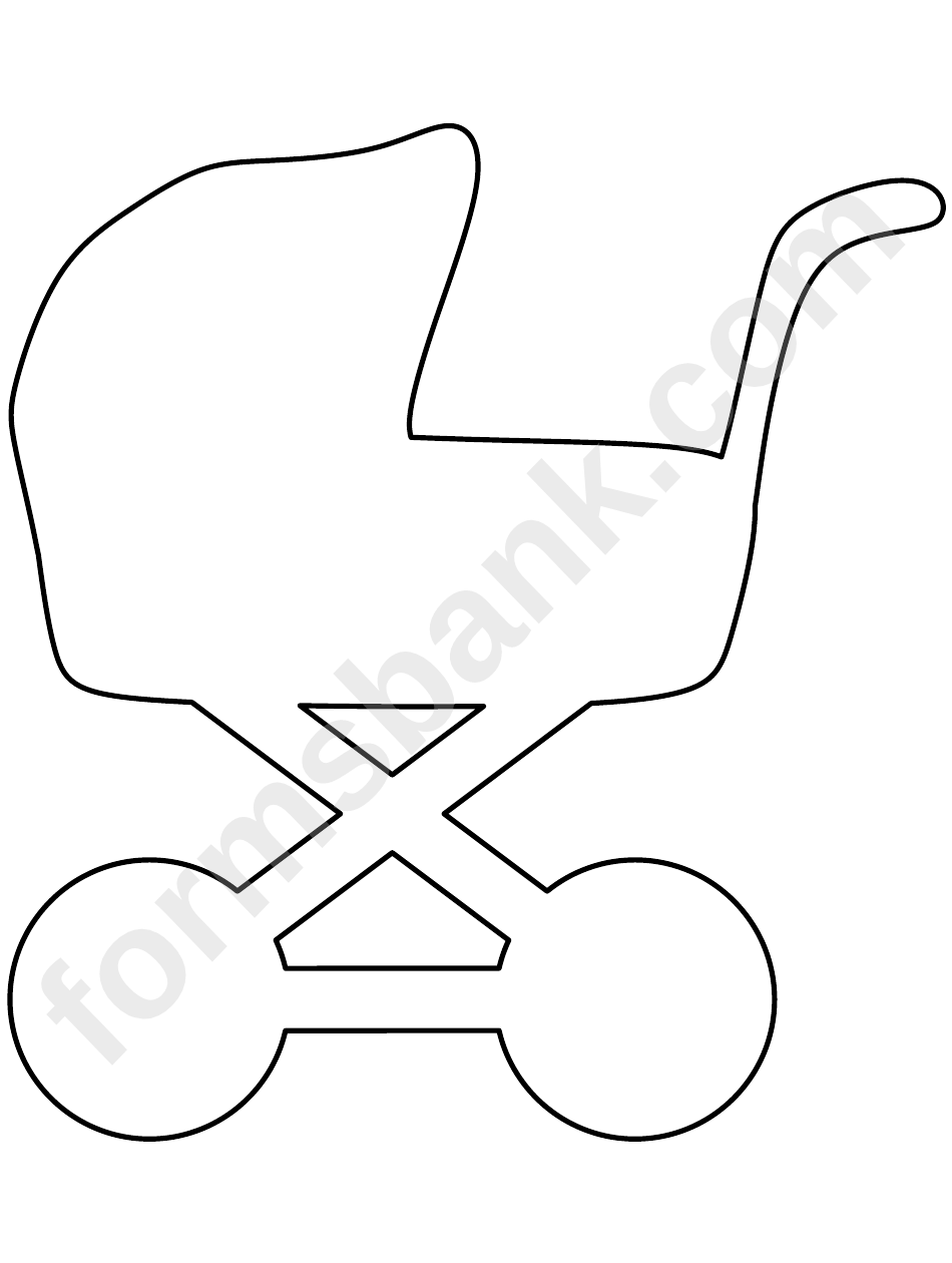 Baby Carriage Pattern Template
