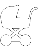 Baby Carriage Pattern Template