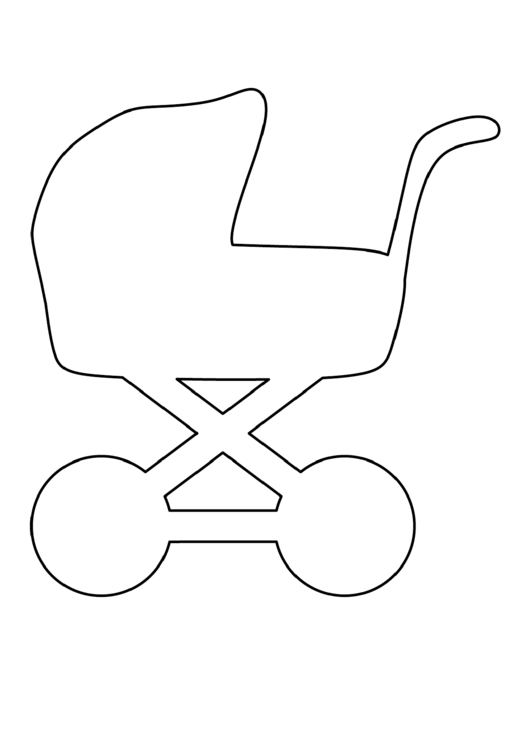 Baby Carriage Pattern Template Printable pdf